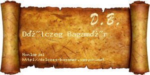 Délczeg Bagamér névjegykártya
